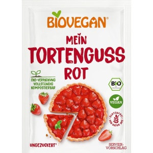 Glazura / Gelatina rosie Eco (fara zahar, vegatn, fara gluten) 2x7g - BioVegan