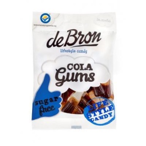 Jeleuri cu aroma de cola (fara zahar, fara gluten) 100g - DeBron