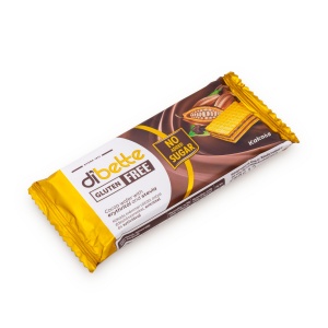 Napolitane cu cacao cu Eritritol si Stevia (fara zahar, fara gluten) 40g - Dibette - Img 2