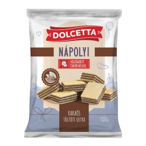 Napolitane cu cacao (fara zahar) 180g - DOLCETTA