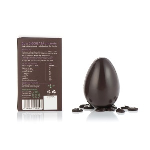 Ou de ciocolata amaruie cu Stevia (fara zahar) 100g - Sweeteria - Img 3