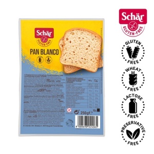 Paine feliata alba (fara gluten, fara lactoza) Pan Blanco 250g, Schar