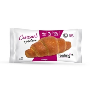 % PROMO% Croissant Proteic (Low-Carb, keto, fara zahar, fara soia) 50g - FeelingOK