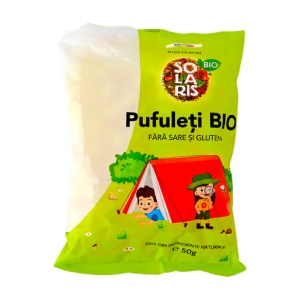 Pufuleti ECO (fara zahar, fara sare, fara gluten) 50gr SOLARIS
