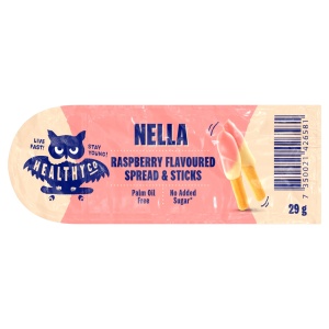 Sticksuri si crema de ciocolata ALBA cu aroma de zmeura si Stevia (fara zahar, fara ulei de palmier) 29g - HEALTHYco - Img 2