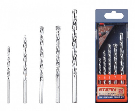Set 5 burghie pentru zidarie Stern Austria DS-05