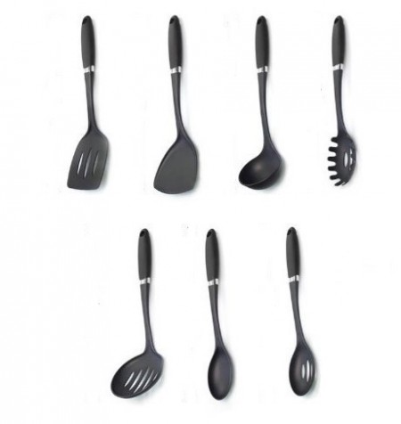 Set ustensile de bucatarie, 7 piese, Nylon