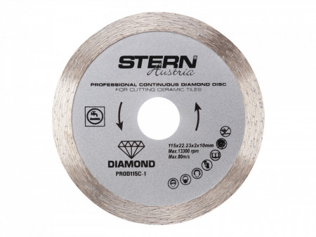 Disc diamantat continuu profesional 115 mm, Stern Austria PROD115C-1