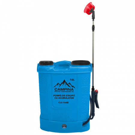 Pompa de stropit cu acumulator 12V 8Ah 16L CAMPINA CLS-16AB