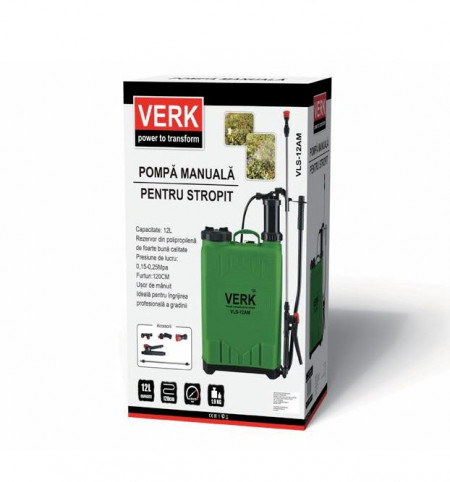 Pompa manuala pentru stropit, 16L, VERK , VLS-12AM - Img 2