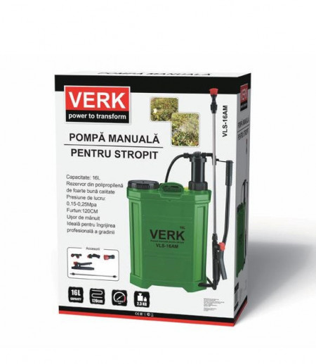 Pompa manuala pentru stropit, 16L, Verk , VLS-16AM - Img 2