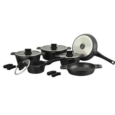 Set oale 14P cu interior marmorat negru RL-RS1014M BLACK