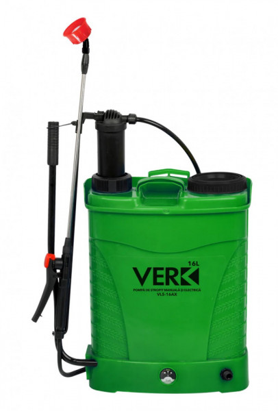 Pompa pentru stropit cu acumulator 12V 8Ah 16L VERK VLS-16AX