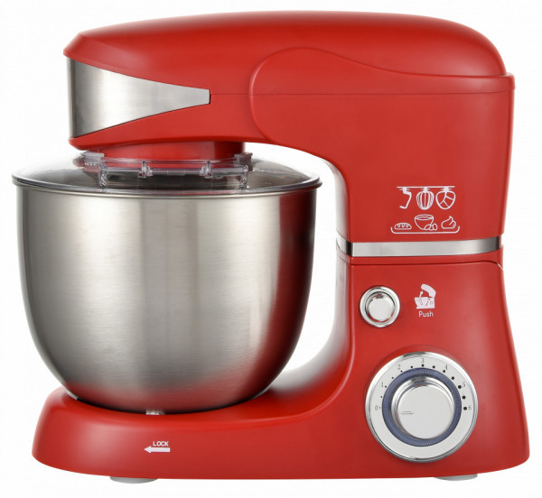 Mixer cu bol 1600W rosu