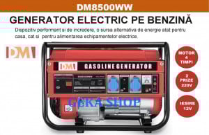 Generator electric pe benzina 2.2-2.5KW(220V-380V)