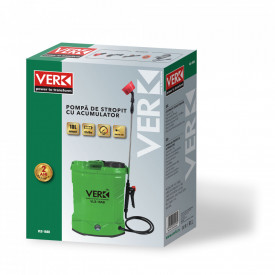 Pompa stropit 10L cu acumulator 12V, 8Ah, VERK VLS-10AB