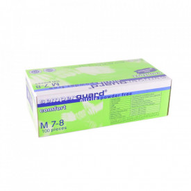 Set 100 bucati Manusi Medicale Nitril Semperguard Comfort Nepudrate Marimea M