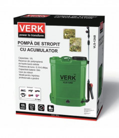 Pompa de stropit 12 LITRI Cu acumulator Verk VLS-12AB