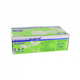 Set 100 bucati Manusi Medicale Nitril Semperguard Comfort Nepudrate Marimea S
