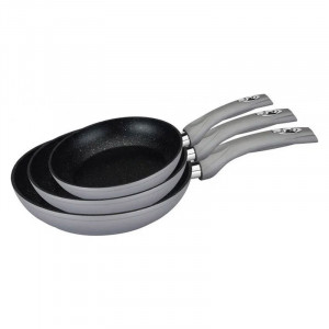 Set tigai 3 piese cu interior marmorat gri Royalty Line
