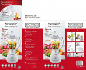 Blender cu rasnita 500W 2l alb RL-SM-400P.2
