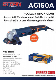 Polizor unghiular AG150A, 1050 W, 150 mm
