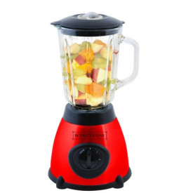 Blender cu rasnita 800W 1.5l metalic SME-600.6 rosu