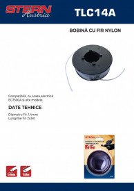Mosor cu fir nylon Stern, plastic, Ø 1.4 mm, 2 x 3 m