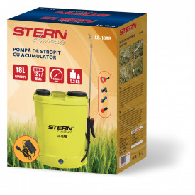Pompa pentru stropit cu acumulator 12V 8Ah 18L Stern Austria LS-18AB