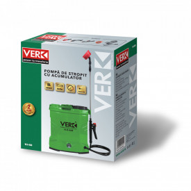 Pompa stropit 8L cu acumulator 12V, 8Ah, VERK VLS-8AB