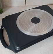 Tava grill cu interior marmorat