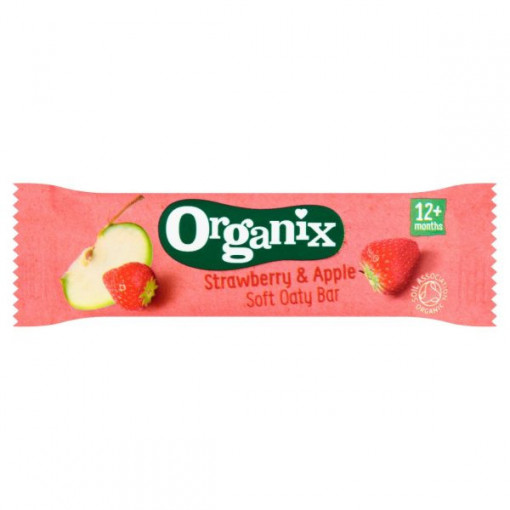 ORGANIX ovsene štanglice jagoda i jabuka, 12m+, 30g