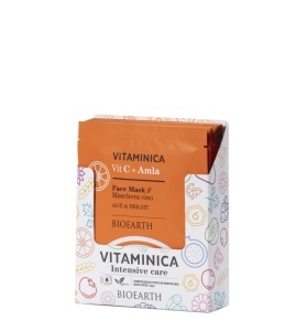 BIOEARTH Maska za lice vitamin C + amla 15 ml - VITAMINICA linija - Img 2