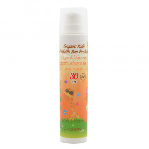 ORGANSKI LOSION ZA ZAŠTITU OD SUNCA ZA DECU I ODRASLE ZA LICE I TELO, spf 30, 100ml