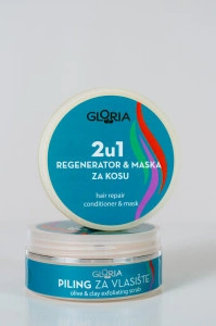 Prirodni 2u1 regenerator i maska za kosu 100ml - GLORIA - Img 2