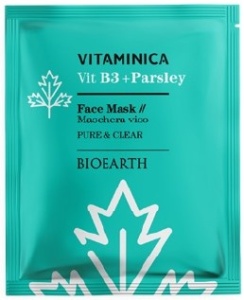 BIOEARTH Maska za lice vitamin B3 + peršun 15 ml - VITAMINICA linija