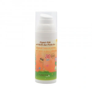 ORGANSKI SPF30, LOSION ZA ZAŠTITU OD SUNCA ZA DECU I ODRASLE ZA LICE I TELO, 50ml - Azeta Bio