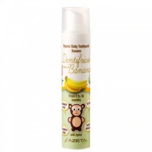 Organska zubna pasta 0-36 meseci - banana 0m+, 50ml