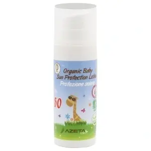 ORGANSKI BEBI LOSION ZA ZAŠTITU OD SUNCA SPF50, 50 ML, 0m+ - Azeta Bio