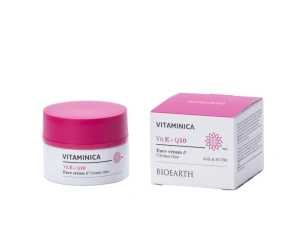 Krema za lice vitamin E + Q10 50 ml - BIOEARTH Vitaminica - Img 2
