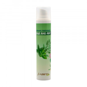 ORGANSKA PASTA ZA ZUBE ZA ODRASLE – ŽALFIJA I MENTA, 50ml
