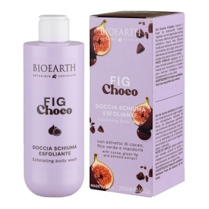 BIOEARTH Gel za tušitanje sa prirodnim skrabom - Smokva/Čoko 250ml - Img 2
