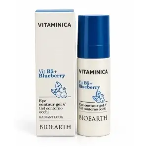 BIOEARTH GEL ZA PREDEO OKO OČIJU - VITAMIN B5 + BOROVNICA – 30ml
