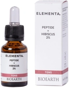 BIOEARTH Peptidi + Hibiskus 2% - serum za zatezanje kože 15ml - ELEMENTA linija