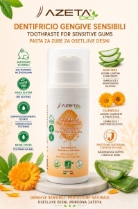 Organska pasta za zube za odrasle - OSETLJIVE DESNI, 50ml
