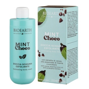BIOEARTH Gel za tuširanje sa prirodnim skrabom - Mint/Čoko 250ml - Img 2
