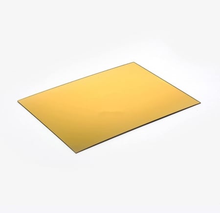 plexiglas oglinda aurie