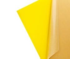plexiglas galben