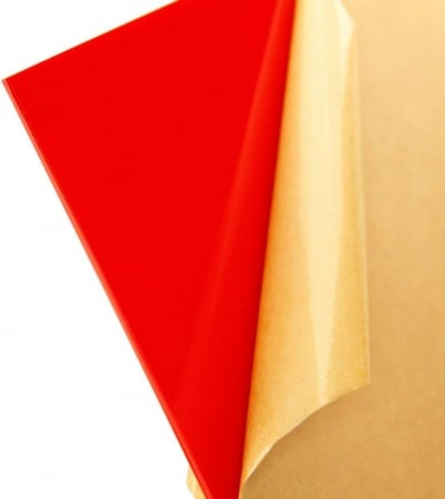 plexiglas roșu
