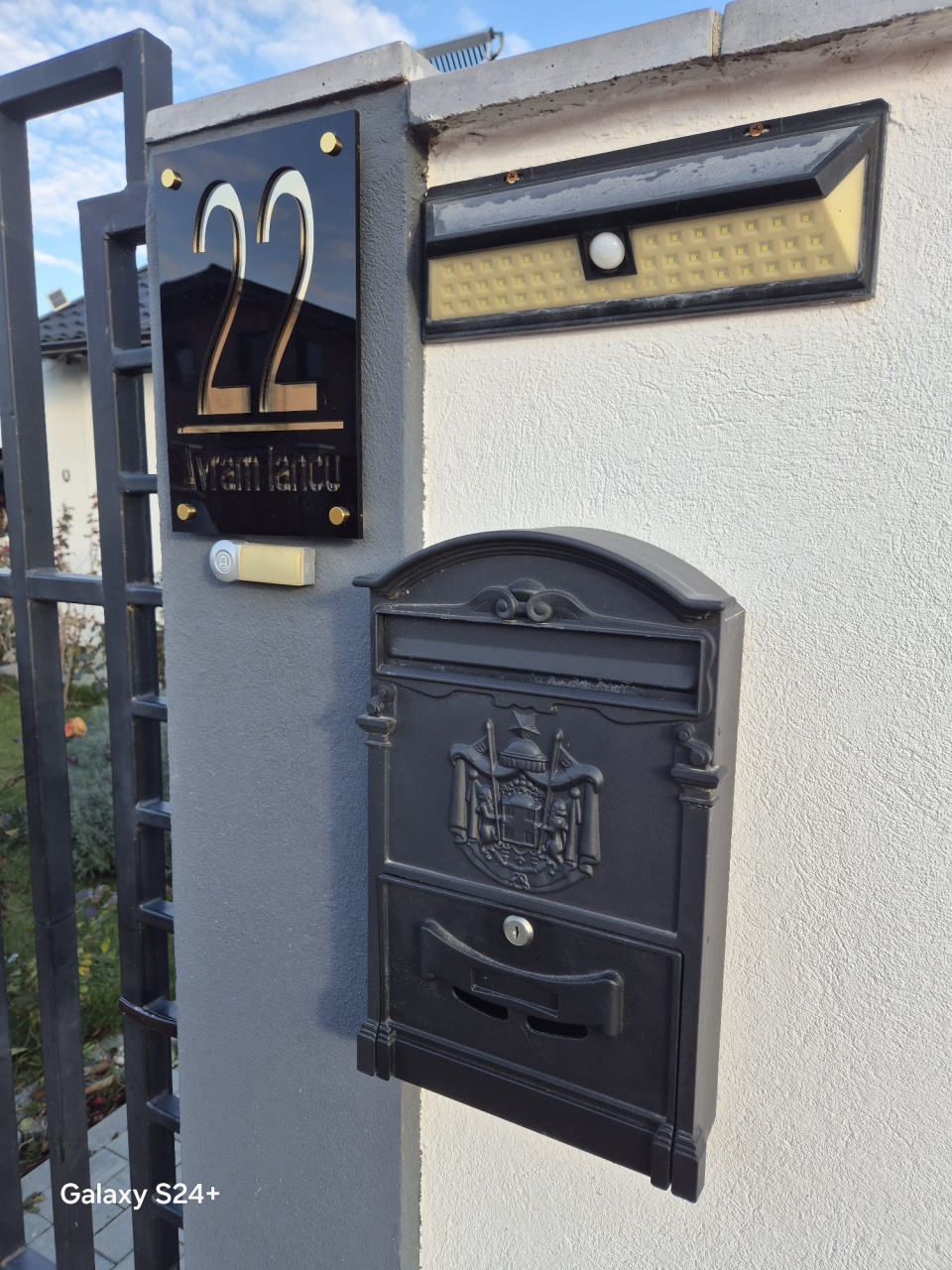Număr casa elegant personalizat - 4 | YEO